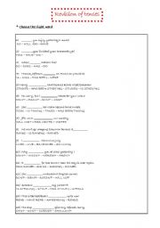English Worksheet: Revision of tenses (4 pages)