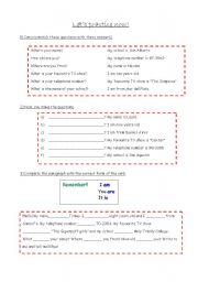 Revision Simple Present ( 3 pages )