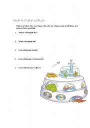 English worksheet: OUR FUTURE WORLD