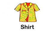 English worksheet: CLOTHES FLASHCARDS - PART8