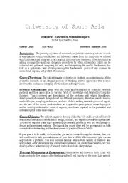 English Worksheet: business research in management