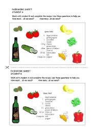 English Worksheet: How much....? How many?