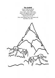 English Worksheet: Anthill - poem