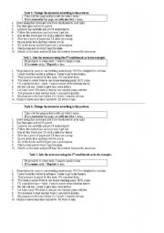 English worksheet: FIRST CONDITIONALS DRILL