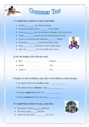 English worksheet: A Mixture!