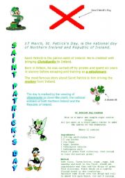 English Worksheet: saint patricks day