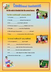 English Worksheet: Conditional Sentences