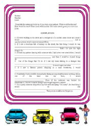 English Worksheet: second conditional