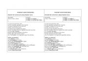 English worksheet: Passive voice exercises