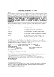 English Worksheet: Across the Universe