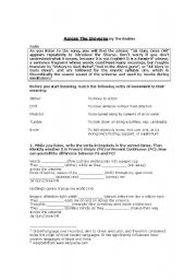 English Worksheet: Across the Universe