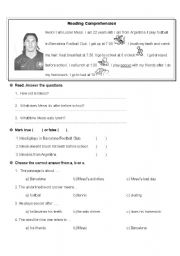 English Worksheet: Daily Routine