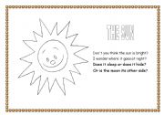 English worksheet: THE SUN