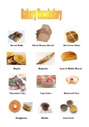 English Worksheet: Visiting the bakery