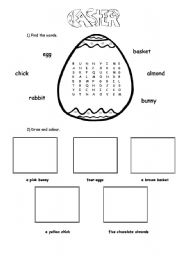 English Worksheet: Easter