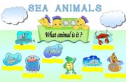 English Worksheet: Sea animals