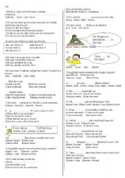 English Worksheet: spot on 7th unit revision
