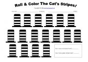 English worksheet: Dr. Seuss Hat Stripes Game