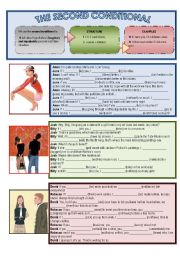 English Worksheet: The Second Conditional
