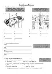 English worksheet: Travelling