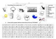 English Worksheet: inventions