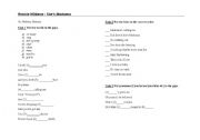 English Worksheet: Robbie Williams - Shes Madonna