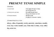 English worksheet: Tense in English