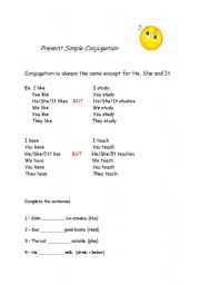 English worksheet: Present Simple