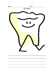 English worksheet: Tooth Connections