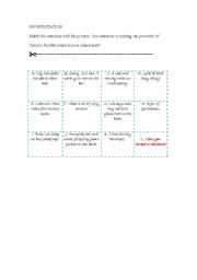 English worksheet: pronunciation