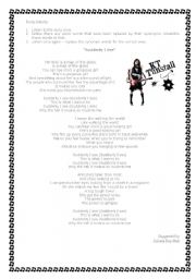English Worksheet: Song - Suddenly I see - KT Tunstall