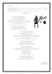 English worksheet: Song - Suddenly I see - KT Tunstall