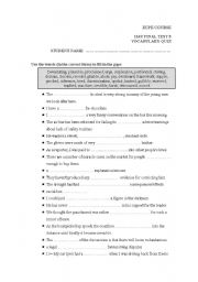 English worksheet: ECPE LEVEL QUIZ