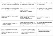 English Worksheet: REACTING to NEWS. part II - interesting FACTS to react
