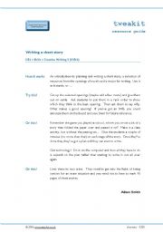 English Worksheet: Short story writing