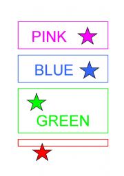 English worksheet: Colours