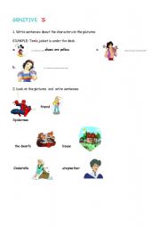 English Worksheet: genitive s