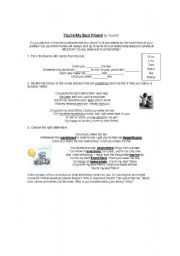 You´re My Best Friend (Queen) - Song - ESL worksheet by JesicaR