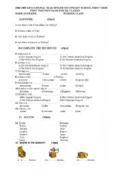 English Worksheet: exam
