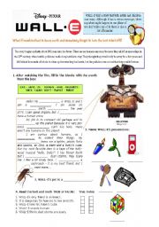 English Worksheet: WALL-E - The movie