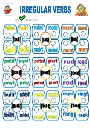 English Worksheet: irregular verbs-d