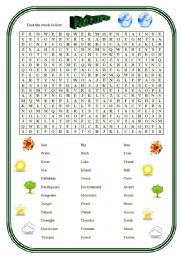 Nature Word Search