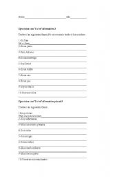 English Worksheet: 