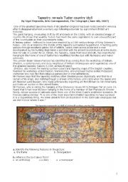 English Worksheet: Tudor Tapestry