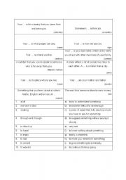 English worksheet: word cards 2 - job