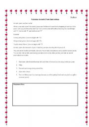 English Worksheet: Valentines Day Acrostic Poetry (Adaptable to any Holiday!)