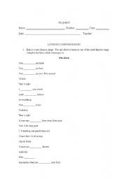 English worksheet: Who Knew -Pink