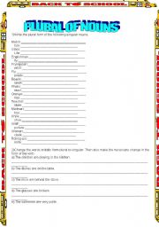 English worksheet: NOUNS PART 2