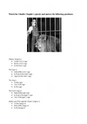 English Worksheet: charlie chaplin