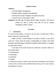 English Worksheet: Traffic in London